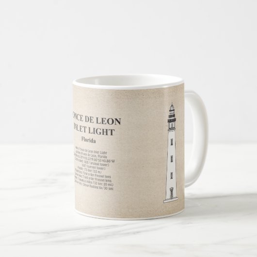 Ponce de Leon Inlet Lighthouse - Florida - SBD Kaffeetasse (VorderseiteRechts)