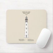Ponce de Leon Inlet Lighthouse - Florida - SBD Mousepad (Mit Mouse)