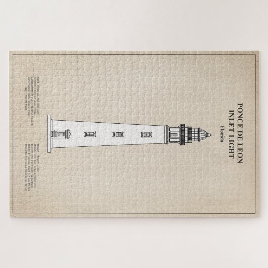 Ponce de Leon Inlet Lighthouse - Florida - SBD Puzzle (Horizontal)