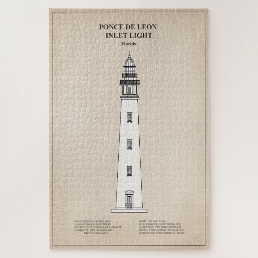 Ponce de Leon Inlet Lighthouse - Florida - SBD Puzzle (Vertikal)