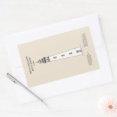 Ponce de Leon Inlet Lighthouse - Florida - SBD Rechteckiger Aufkleber (Umschlag)