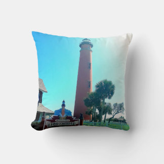 Ponce De Leon Inlet Lighthouse-Foto auf einem Foto Kissen