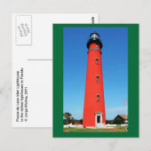 Ponce de Leon Inlet Lighthouse Postkarte (Vorne/Hinten)