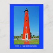 Ponce de Leon Inlet Lighthouse Postkarte (Vorderseite)