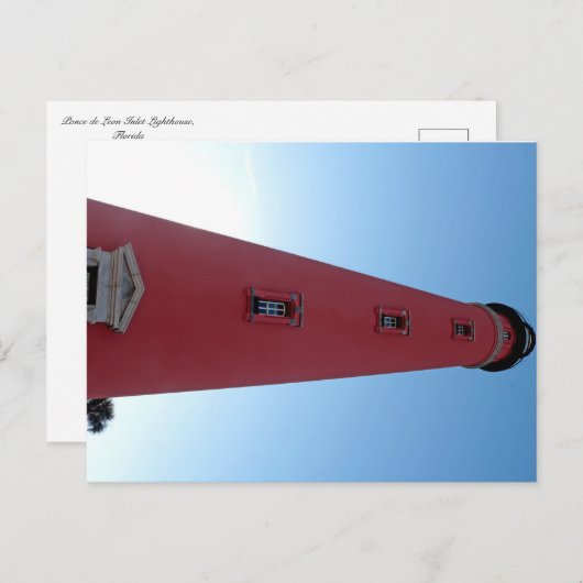 Ponce de Leon Inlet Lighthouse Postkarte (Vorne/Hinten)