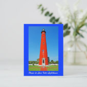 Ponce de Leon Inlet Lighthouse Postkarte (Stehend Vorderseite)