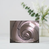 Ponce de León Inlet Lighthouse Treppe Postkarte (Stehend Vorderseite)