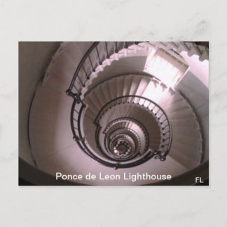 Ponce de León Inlet Lighthouse Treppe Postkarte