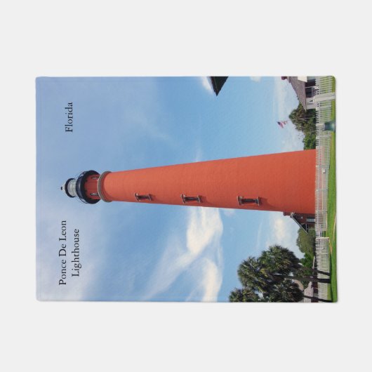 Ponce De Leon Lighthouse Doormat Fußmatte (Vorderseite)