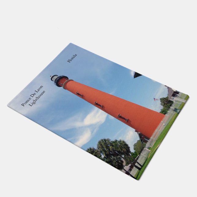 Ponce De Leon Lighthouse Doormat Fußmatte (Schrägansicht)