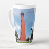 Ponce De Leon Lighthouse Latte Tasse (Linke Ecke)