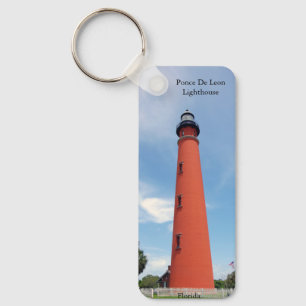 Ponce De Leon Lighthouse Metallschlüsselkette Schlüsselanhänger