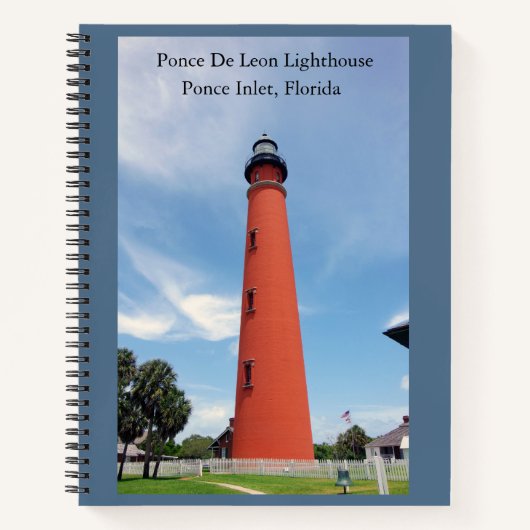 Ponce De Leon Lighthouse Notebook Notizblock (Vorderseite)