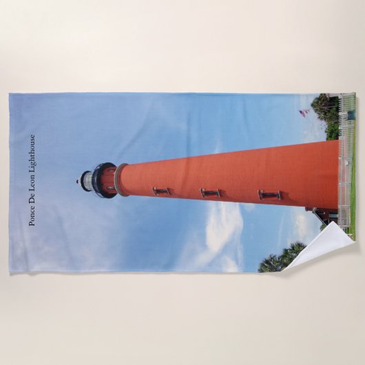 Ponce De Leon Lighthouse Strandtuch (Vorderseite)