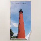 Ponce De Leon Lighthouse Strandtuch (Vorderseite)