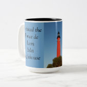Ponce de Leon Lighthouse Zweifarbige Tasse (Vorderseite Links)