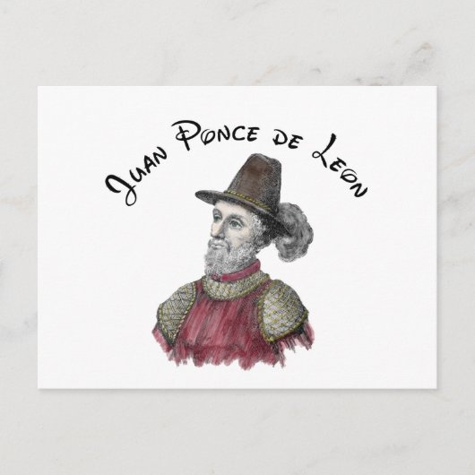 Ponce de Leon Postkarte (Vorderseite)