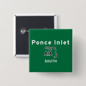 Ponce Einlass A1A Button (Vorne & Hinten)