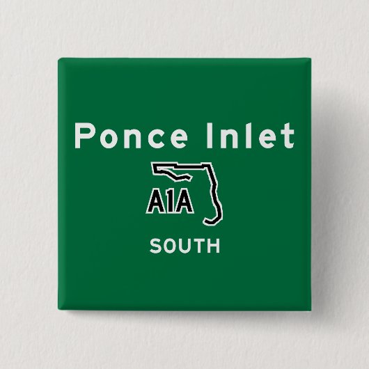 Ponce Einlass A1A Button (Vorderseite)