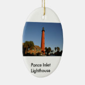 Ponce Einlass-Leuchtturm-Verzierung Keramik Ornament (Rechts)