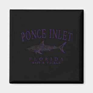 Ponce inlet florida hai vintage pflaume kunst ange magnet