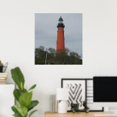 Ponce Inlet Light House Oberhalb der Bäume Poster (Heimbüro)
