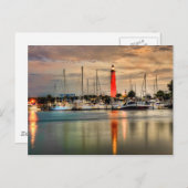Ponce Inlet Lighthouse Postkarte (Vorne/Hinten)