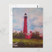 Ponce Inlet Lighthouse Postkarte (Vorne/Hinten)