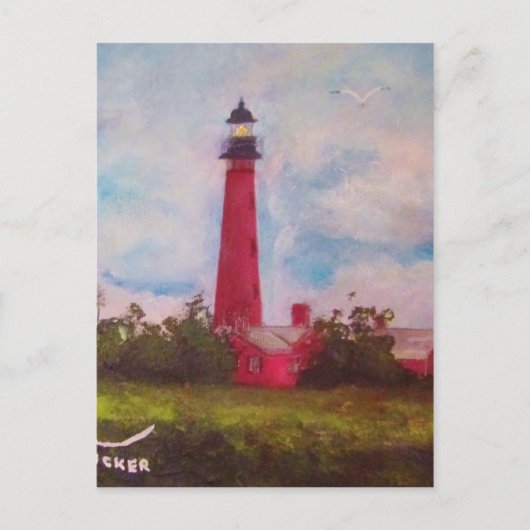 Ponce Inlet Lighthouse Postkarte (Vorderseite)