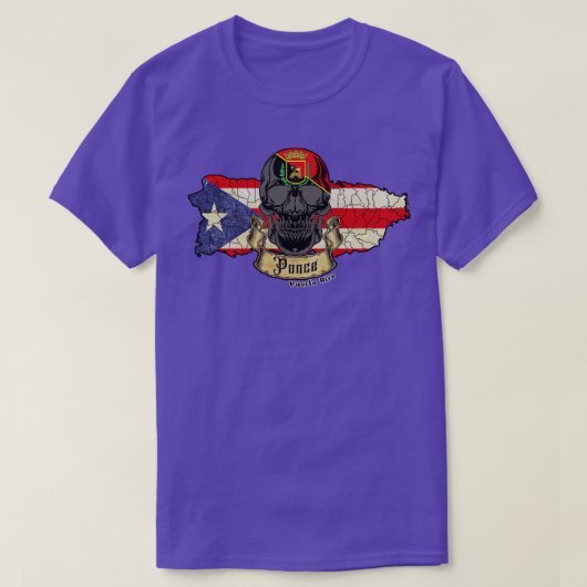 Ponce Isla de Puerto Rico T-Shirt (Design vorne)