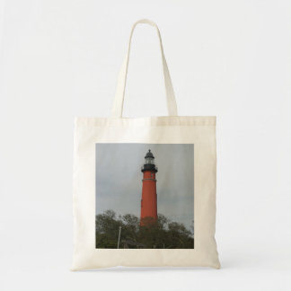Ponce Light House Oberhalb der Baumfotografie Tragetasche