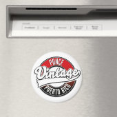 Ponce Puerto Rico Vintages Logo Magnet (In Situ (Geschirrspüler))