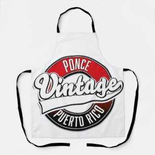 Ponce Puerto Rico Vintages Logo Schürze