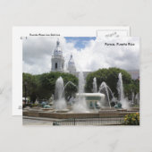 ponceplaza (3), Ponce, Puerto Rico Postkarte (Vorne/Hinten)