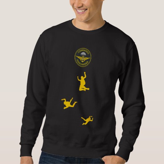 Ponchardier Commando French Special Force Military Sweatshirt (Vorderseite)
