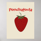 Ponchatoula LA Strawberry Poster (Vorne)