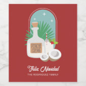 Ponche Crema Weinetikett (Einzelnes Label)