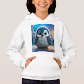Poncho - Ein glatter Pinguin Hoodie (Vorderseite)