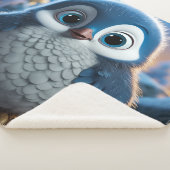 Poncho - Ein glatter Pinguin Sherpadecke (3/4)