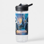 Poncho - Ein glatter Pinguin Trinkflasche (Links)