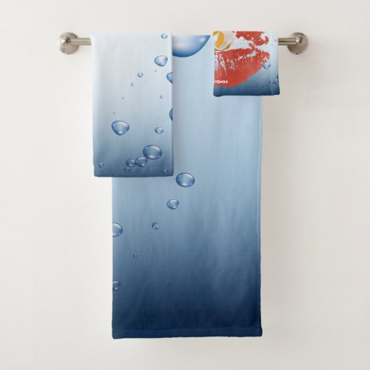 Pond Bombshell - Gummiweibchen Badhandtuch Set (Insitu)