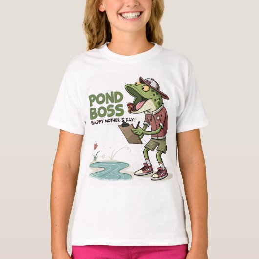 Pond Boss T-Shirt for Mother's Day (Vorderseite)