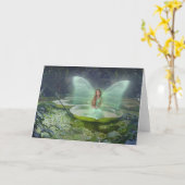 Pond Fairy Karte (Gelbe Blume)