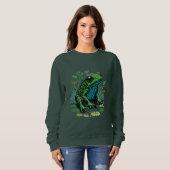 Pond Frog Grafik Sweatshirt (Vorne ganz)