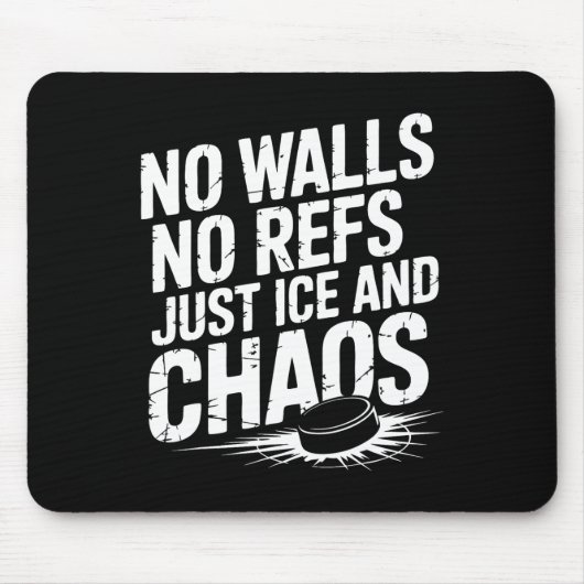 Pond Hockey Shinny Mousepad (Vorne)