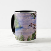 Pond Kingfisher Cup Tasse (Vorderseite Links)