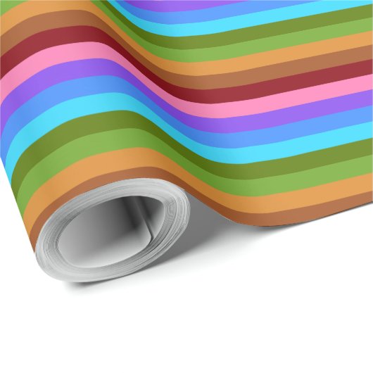 Pond Life Candy Stripe CC Geschenkpapier (Rolleneckpunkt)