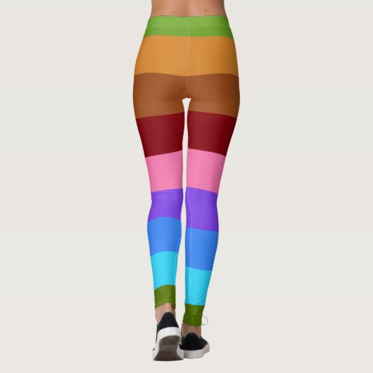 Pond Life Candy Stripe CC Leggings (Rückseite)