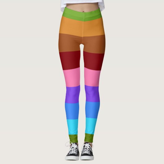 Pond Life Candy Stripe CC Leggings (Vorderseite)