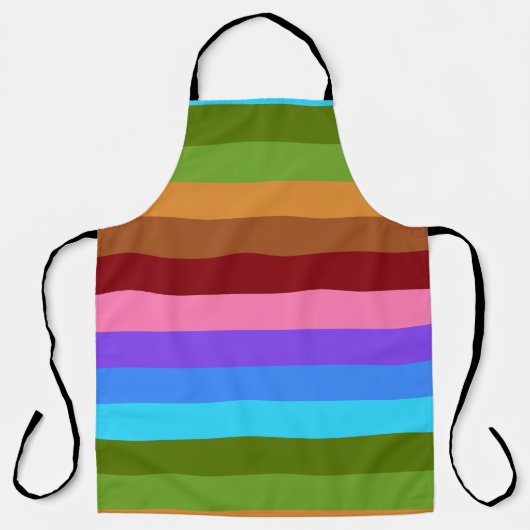 Pond Life Candy Stripe CC Schürze (Vorderseite)